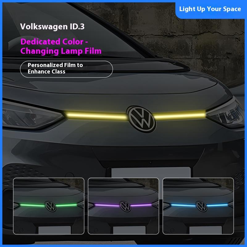 2026 Hot For Volkswagen VW Custom Tint Film for Volkswagen ID3 Headlights & Daytime Running Lights, DRL Color Change Vinyl Wrap,