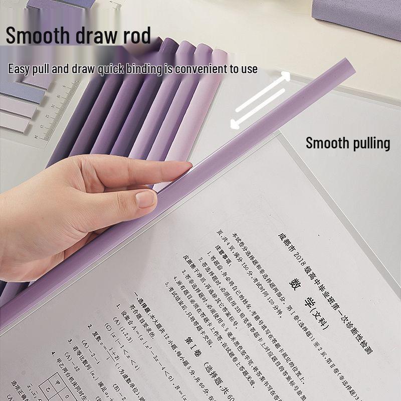 A4 Lever Arch File: Thickened Student Exam Paper Clip Storage Folder