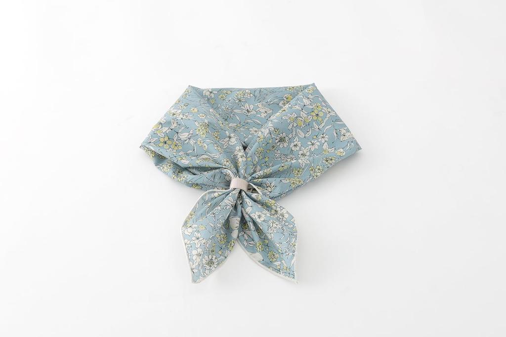 DDintex FLORET LONDON UV Scarf, Wandervogel Blue, 52x52cm [Liberty Print]