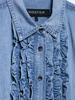 2025 Summer European & American Style Women's Versatile Denim Shirt