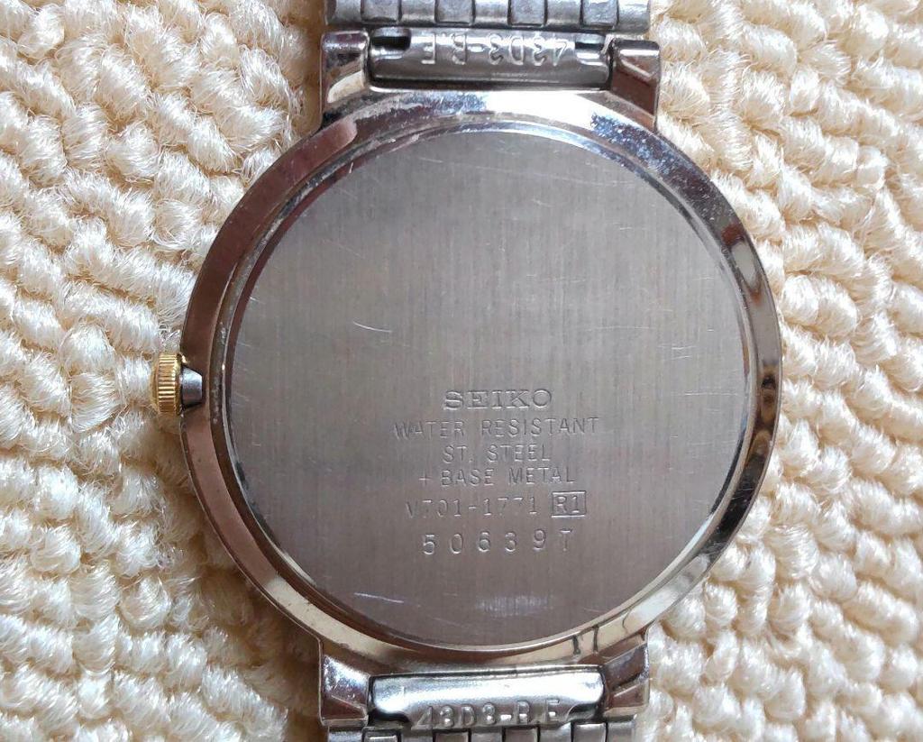 [USED] Working SEIKO Men's Quartz Watch, Silver
