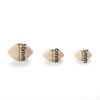 100/200Pcs/Lot Natural Wood Spacer Beads Flat Shape Charm Wooden Loose Beads For Jewelry Making DIY Bracelet Pacifier Clips