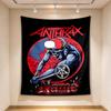 Custom Name Anthrax Skull Tapestry Wall Hanging for Bedroom, Living Room & Dorm Decor, Modern Home Wall Art