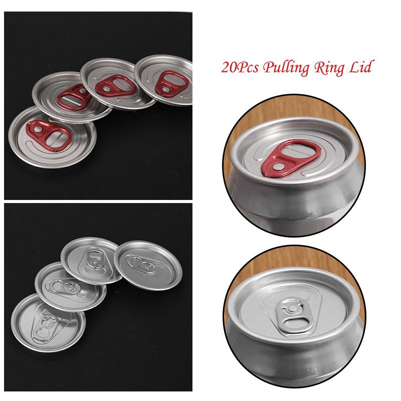 20 Pcs Can Lid Covers, Soda Can Pulling Ring Protector Cover Lid for Can Beverage