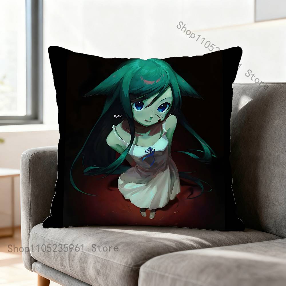 Saya No Uta The SSong of SSaya Pillowcase for Sofa Room Office Decor Printing Protector Cushion Cover Valentine gift Custom