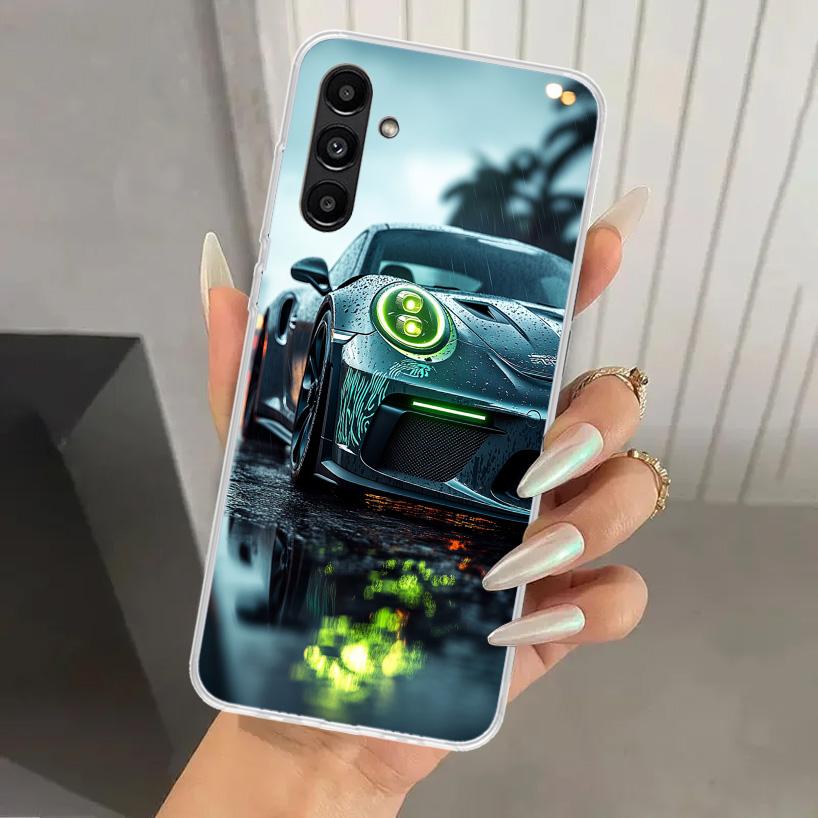Sports Car 911 Phone Case for Samsung Galaxy A17 A16 A37 A26 A36 A57 A56 A15 A25 A35 A55 A14 A24 A34 A54 A13 A23 A33 A53 Galaxy