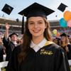 Elegante Spilla da Bavero Cappello di Laurea Commemorativo 2026 con Smalto Liscio Lega Spilla di Sicurezza per Risvolto