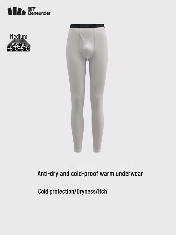 Beneunder Men's Medium Warmth Thermal Long Johns