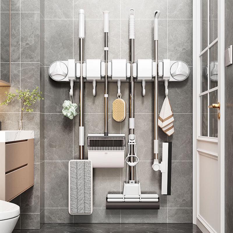 Zhifan Ścienny Organizer na Mop i Zmiotkę