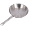 Frying Pan 304 Stainless Steel Bottom Single Handle Dishwasher Safe Oven Safe Sanding Frying