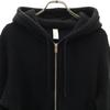 Seagreen Made In Japan Wool Long Sleeve Waffle Zip Hoodie 4 Black Men's Used