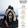 1PC Ghostface Scream Outdoor Flannel Throw Blanket - HD Printed Lightweight Soft Warm All-Season Blanket for Sofa, Bed, Travel, Camping 036