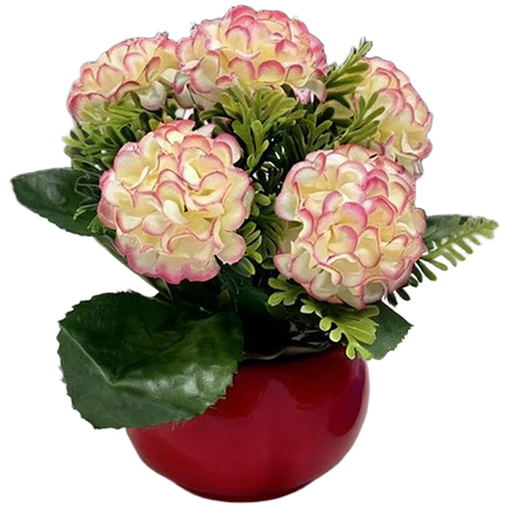 Artificial Daisy Silk Flower Potted Plant for Home Decor Wedding Photography Props and Indoor Tabletop Display