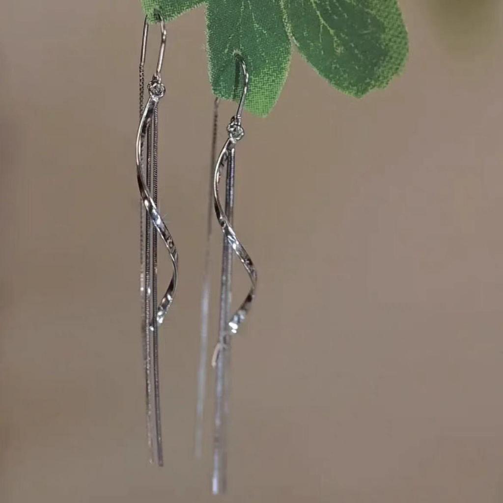 2025 Diamant Schneeflocken Ohrfaden Ohrringe: Elegante, vielseitige Damenmode