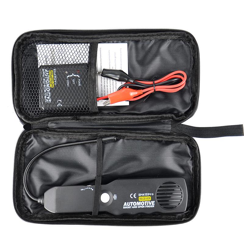 Universal EM415PRO Automotive Cable Wire Tracker Short & Open Circuit Finder Tester Car Vehicle Repair Detector Tracer 6-42V DC