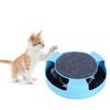 Catch Mouse Motion Cat  Interactive Fun Puzzle Rotating Cat Mouse  Toys with Scratching Pad for Cats Kittens Cats