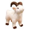 Big Horned Goat Plush Toy Doll - Decorative Ornament