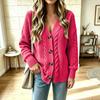 Women's Fashion Button Knit Cardigan Sweater