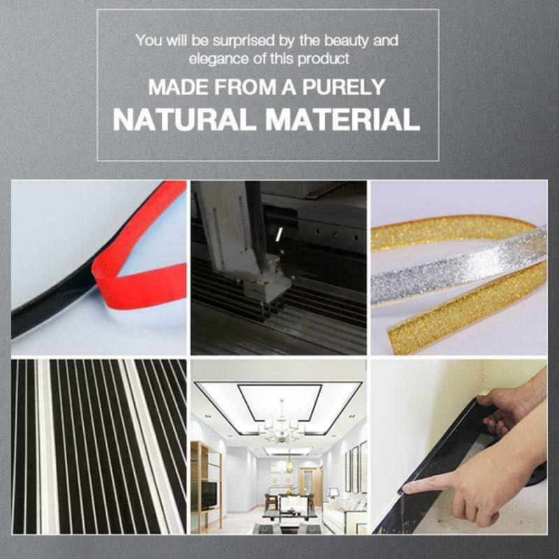 Cinta para Juntas de Azulejos Impermeable a Prueba de Moho Adhesivos Decorativos para Juntas Línea de Zócalo de Techo para Suelo de Habitación(autoadhesivo)