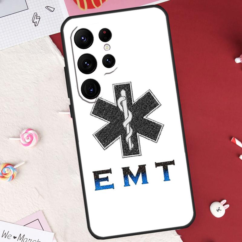 Emergency Medical Star of Life Case For Samsung Galaxy S26 Ultra S23 S22 S21 S20 S24 S25 Ultra S10 Plus S25 FE Cover Shell