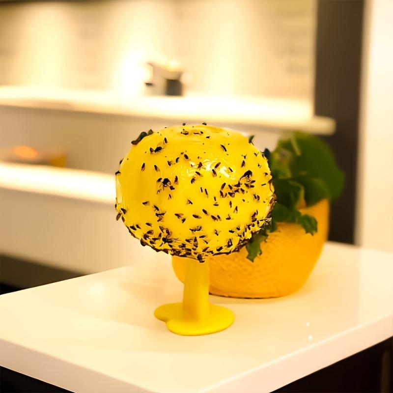 Capcană pentru musculițe de fructe de interior - Mic ucigaș de insecte și bilă lipicioasă pentru țânțari pentru bucătărie