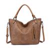 High Capacity Shoulder Bags Women's Fashion European American Retro Rivet PU Leather Trend Versatile Lady Tote Bag Crossbody Bag