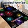 Custom Text Printed Rug Among Us Non Slip Floor Carpet For Home Room Decor