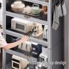 Multi-functional Carbon Steel Kitchen Storage Rack