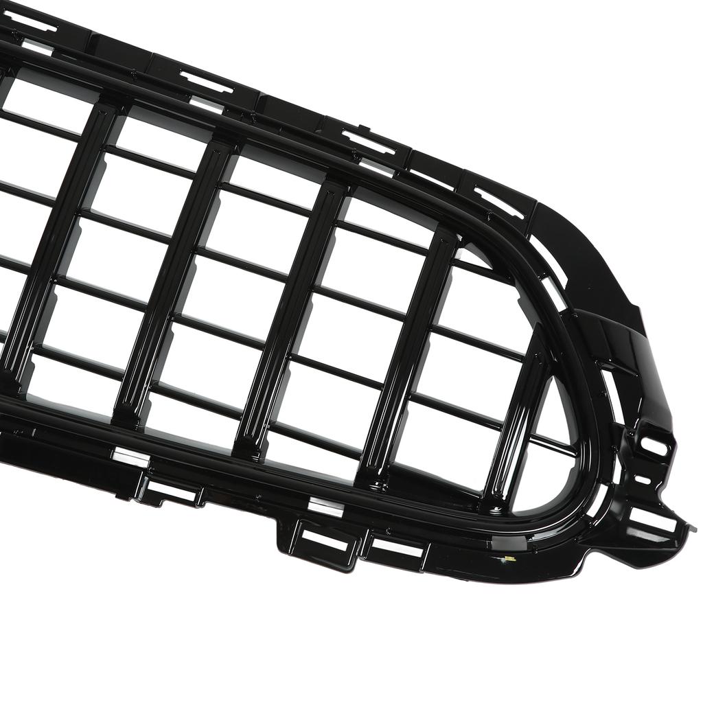 For Panamericana GT   Grille With Camera Holes Replacement for   EClass W213 C238  13 Facelift 2021+(Gloss Black )