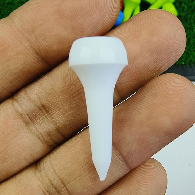30Pcs Mushroom Head Golf Tees Training Tool White Plastic Golf Tees Mushroom Head Short Tees Golf Training Equipment