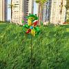 Rotating Frog Shape Wind Spinner Removable Creative Metal Windmill Sculpture Iron Durable Wind Collectors Rotator Patio