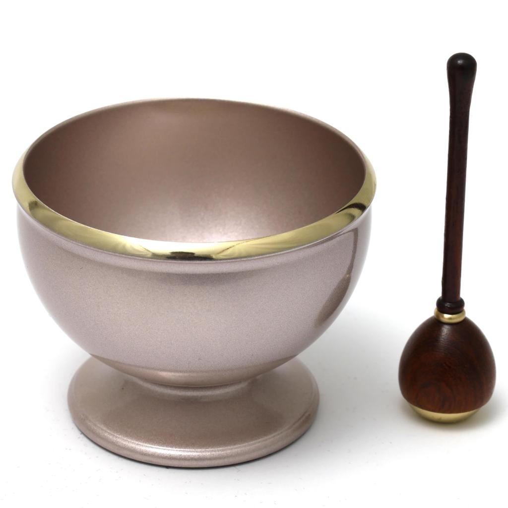Beautiful tone. The bell stick can be stored inside the bell. Integrated bell set. The bell stick will not fall over.