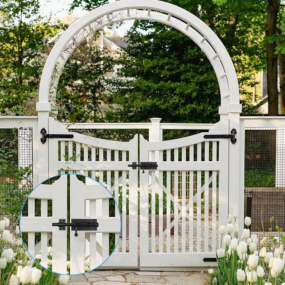 Sliding Latch Lock for Doors For Windows and Fences Easy Installation 201 Steel