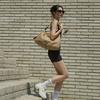 Dimple BAG- Nylon Beige
