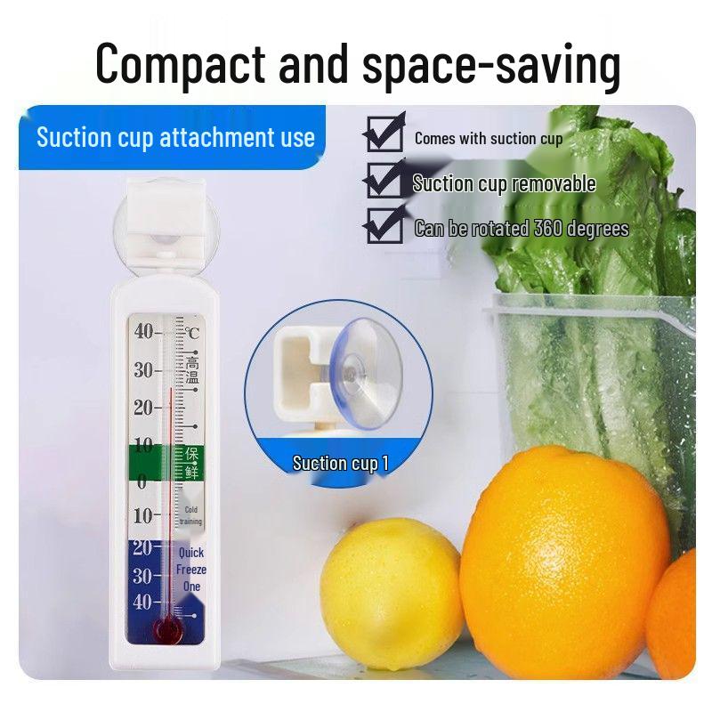 Refrigeration & Freezer Thermometer with Temperature & Humidity Display for Medical & Cold Storage