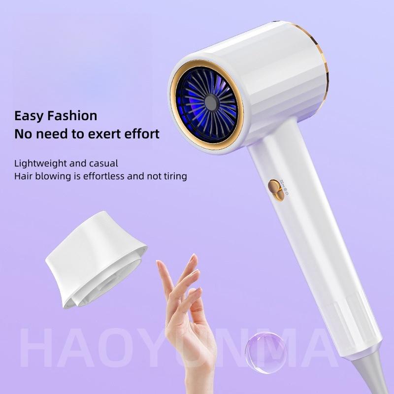 2025  High-Speed Hair Dryer, High-Power Quick Drying Hair Salon, Professional Household Blue Light Negative Ion Hair Dryer