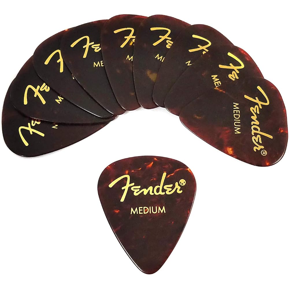 Медиатор Fender x 10 каплевидный EXSHELL