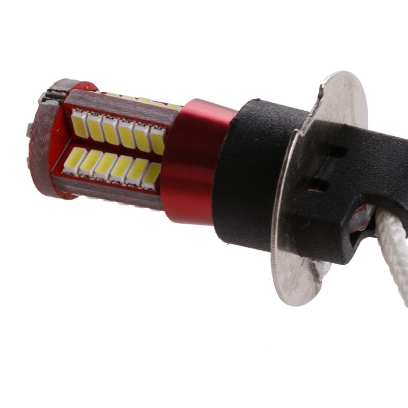 Auto Car Styling Lighting Lamp 12V Bulbs 12V H3 3014-57 White Bulb for Headlight Easy Installation LED Bulb