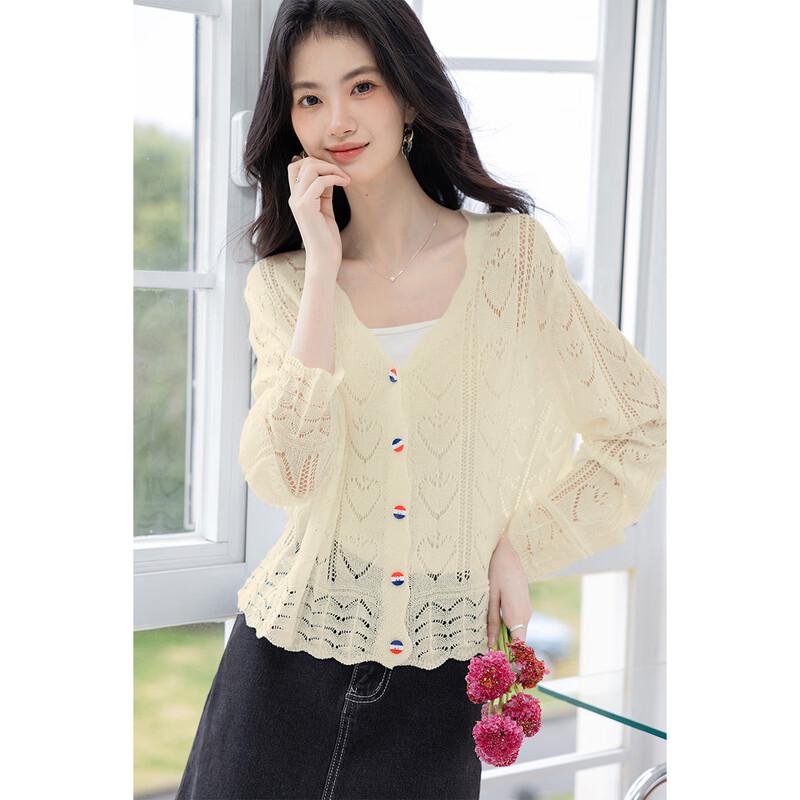 Mocana Women's Summer Thin Long Sleeve Knit Cardigan