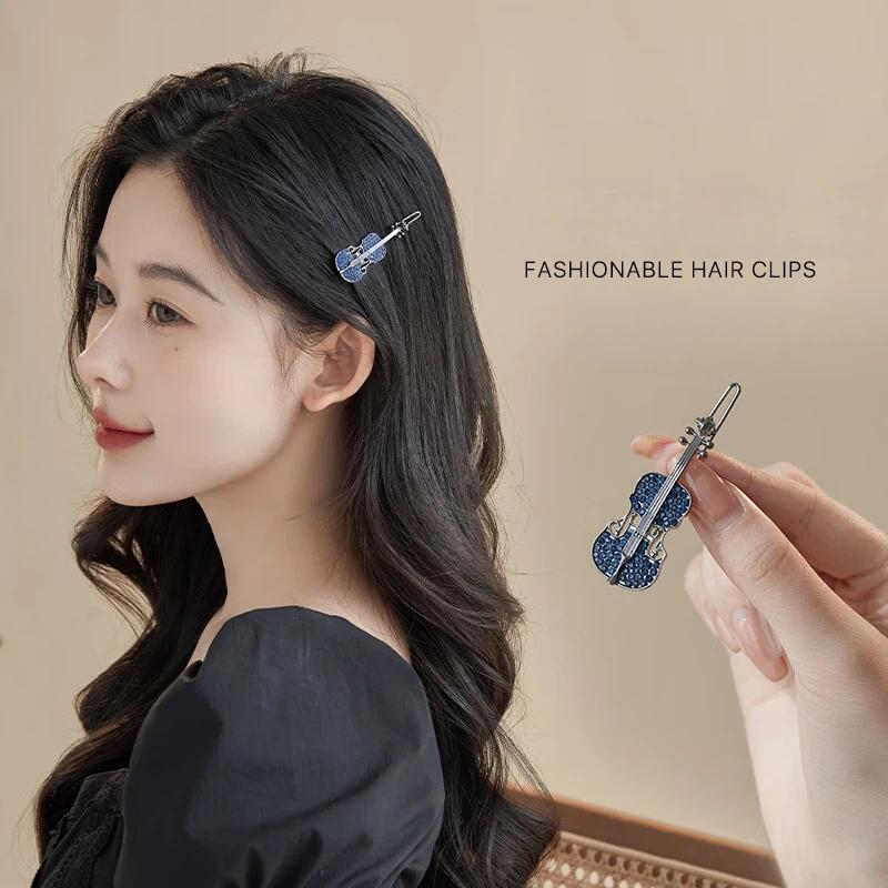 CHIMERA Violin Hair Clip, Bangs Clip, Side Clip, Barrettes