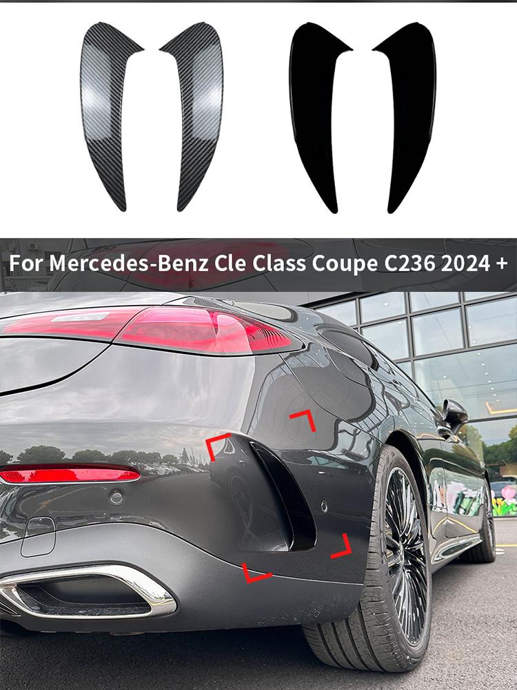 Applicable to Mercedes-Benz CLE Coupe C236 2025+ AMG rear air knife blade spoiler car sticker exterior accessories