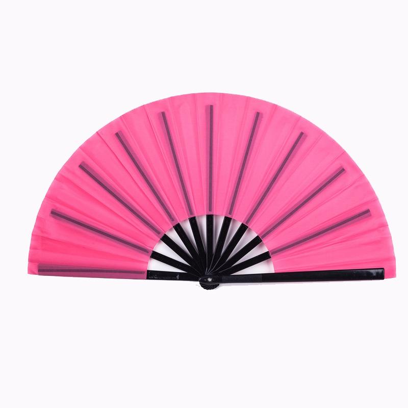 

Boots on The Ground Clack Fan, New Large Holographic Folding Hand Line Dance Popping Fan,Clap Fans for Line Dancing 13 inches рожевий червоний колір