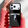 Argentina Flag soft Phone Case for iPhone 17 16 15 14 13 Pro Max Back Cover for 12 11 Pro Coque