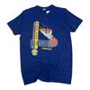 Vintage Champion Golden State Warriors Blue Graphic T-Shirt (L)