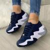 fashion Breathable Vulcanized Shoes Women Casual Platform Sneakers Summer Thick Bottom Low Top Large Size Canvas Casual Shoes