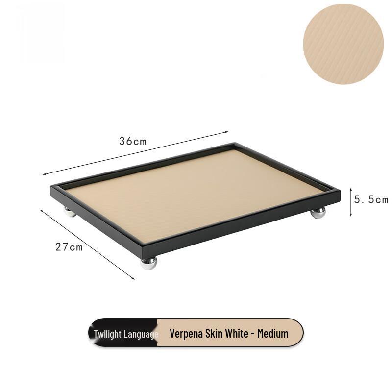 Ru Han High-Grade Leather Rectangular Aroma Diffuser and Jewelry Tray