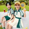 Children's Academy Style Summer Uniform Set for Kindergarten and Primary Students - Sports Uniform