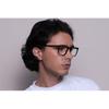 Full Rim Square Shiny Black Smartbuy Collection Tiantian Blue Light Block Cp132 Fashion Unisex Eyeglasses