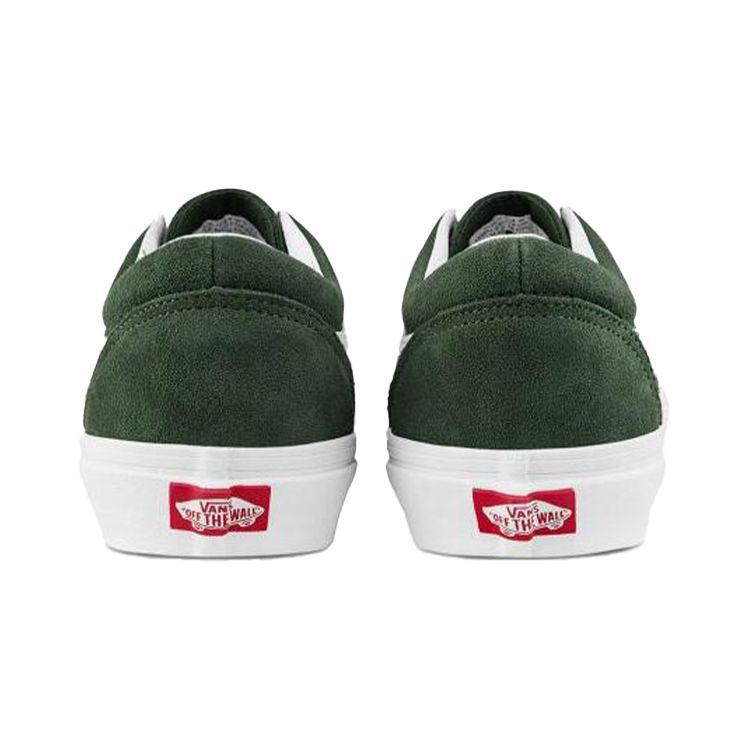 Vans Bold Durable Lightweight Slip-Resistant Low-Top Skate Shoes Unisex Sneakers Green White VN0A3WLP42P