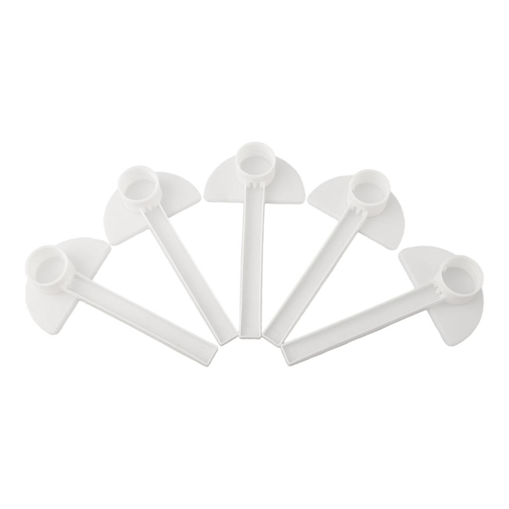 Plastic Feeder Bee Feeder 40pcs Beekeepers Tool Plastic Sealing White For Bee Garden Bee Food Feeder For Beekeepers Tool